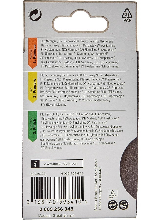 Bosch 2609256348 Diy Contour Sanding Sponge Very Fine Thread 180 - Image 4
