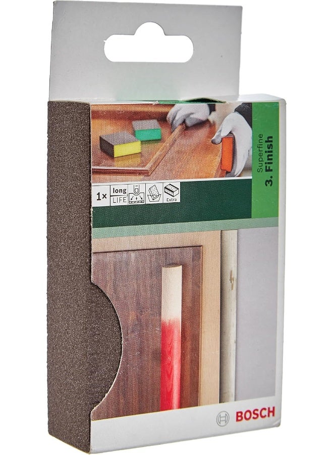 Bosch 2609256348 Diy Contour Sanding Sponge Very Fine Thread 180 - Image 2