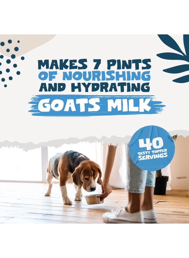 Pets Purest Goats Milk Powder for Dogs - 250g Whole Goats Milk Powder, Low-Lactose Nutrient-Rich Dog Milk for Hydration, Gut Health, Immunity and Improved Appetite in Pets of All Ages - Image 2