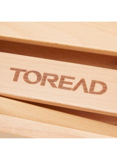 TOREAD TEMMBL80854 Foldable Solid Wood Storage Rack - Multi-functional Camping Organizer  - Image 5