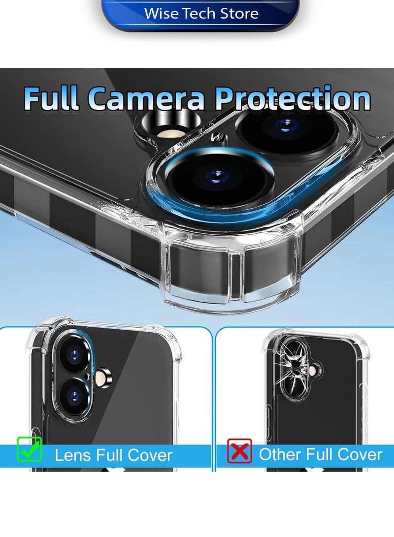 دبليو تيك غطاء حماية من الزوايا صدمات مقاوم للصدمات من TPU لهاتف Apple iPhone 17 5G 2025 (MCTPTN) - شفاف - Image 3