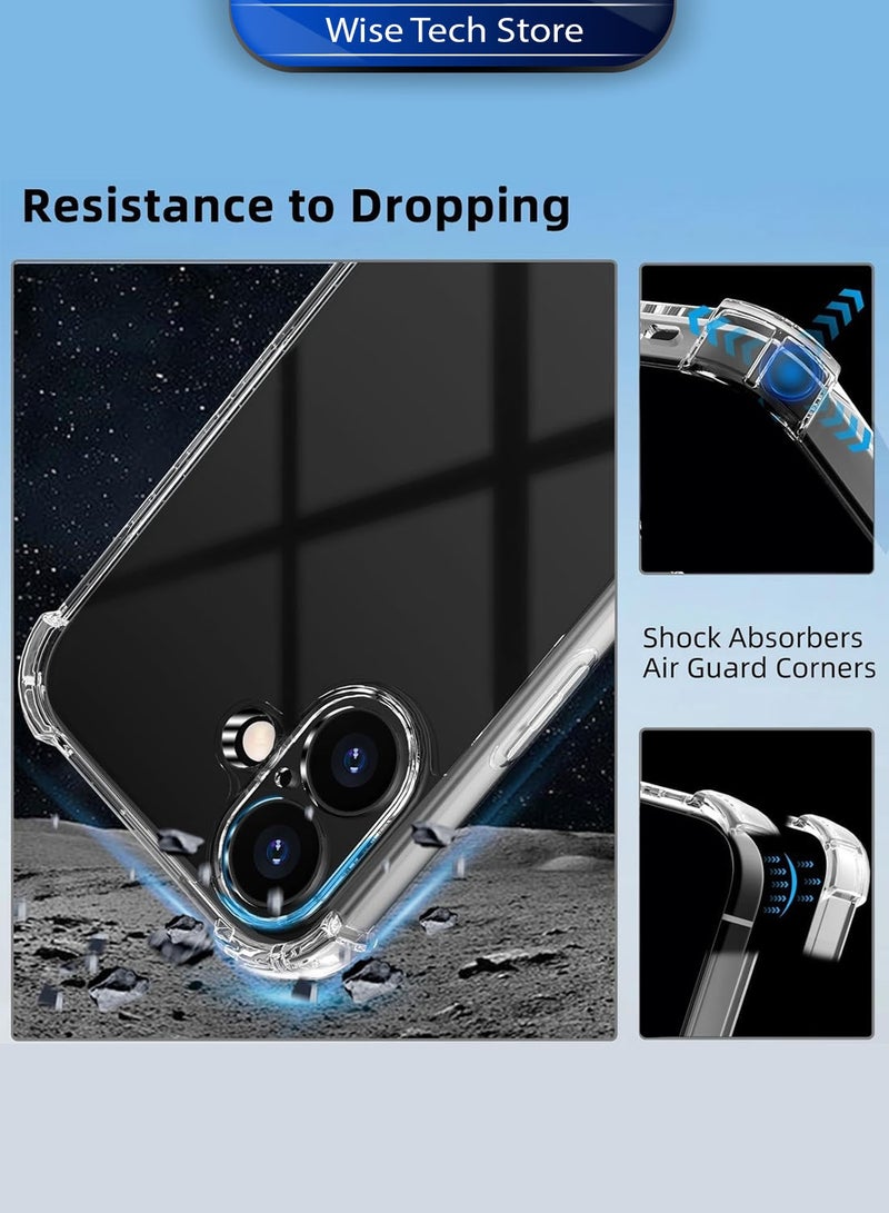 دبليو تيك غطاء حماية من الزوايا صدمات مقاوم للصدمات من TPU لهاتف Apple iPhone 17 5G 2025 (MCTPTN) - شفاف - Image 5