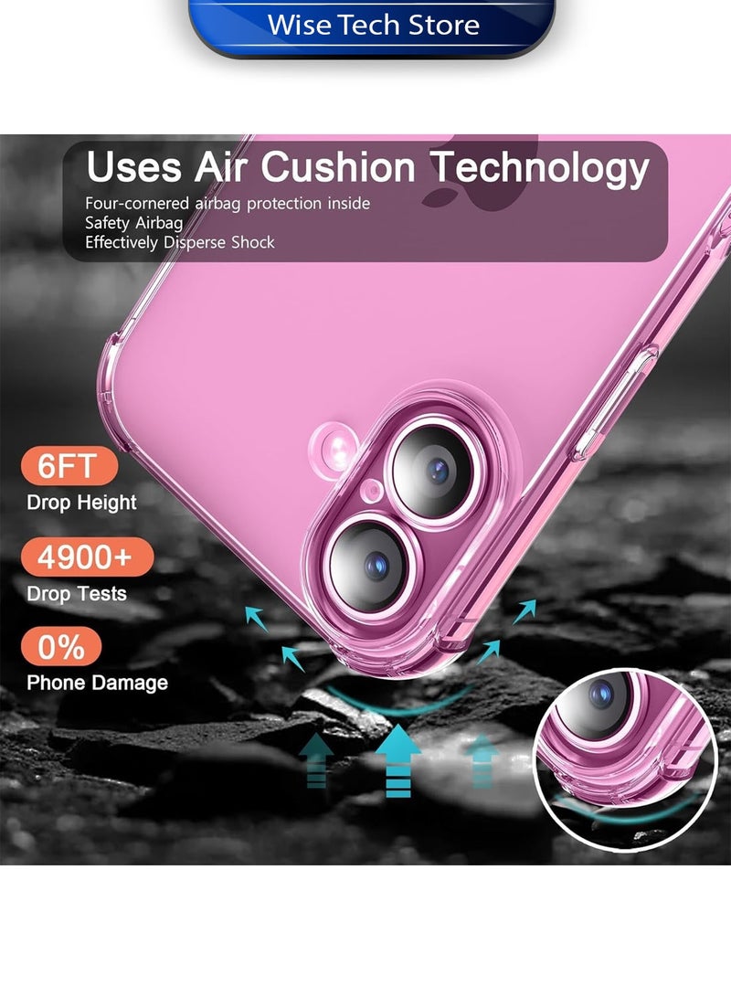 دبليو تيك غطاء حماية من الزوايا صدمات مقاوم للصدمات من TPU لهاتف Apple iPhone 17 5G 2025 (MCTPTN) - شفاف - Image 2