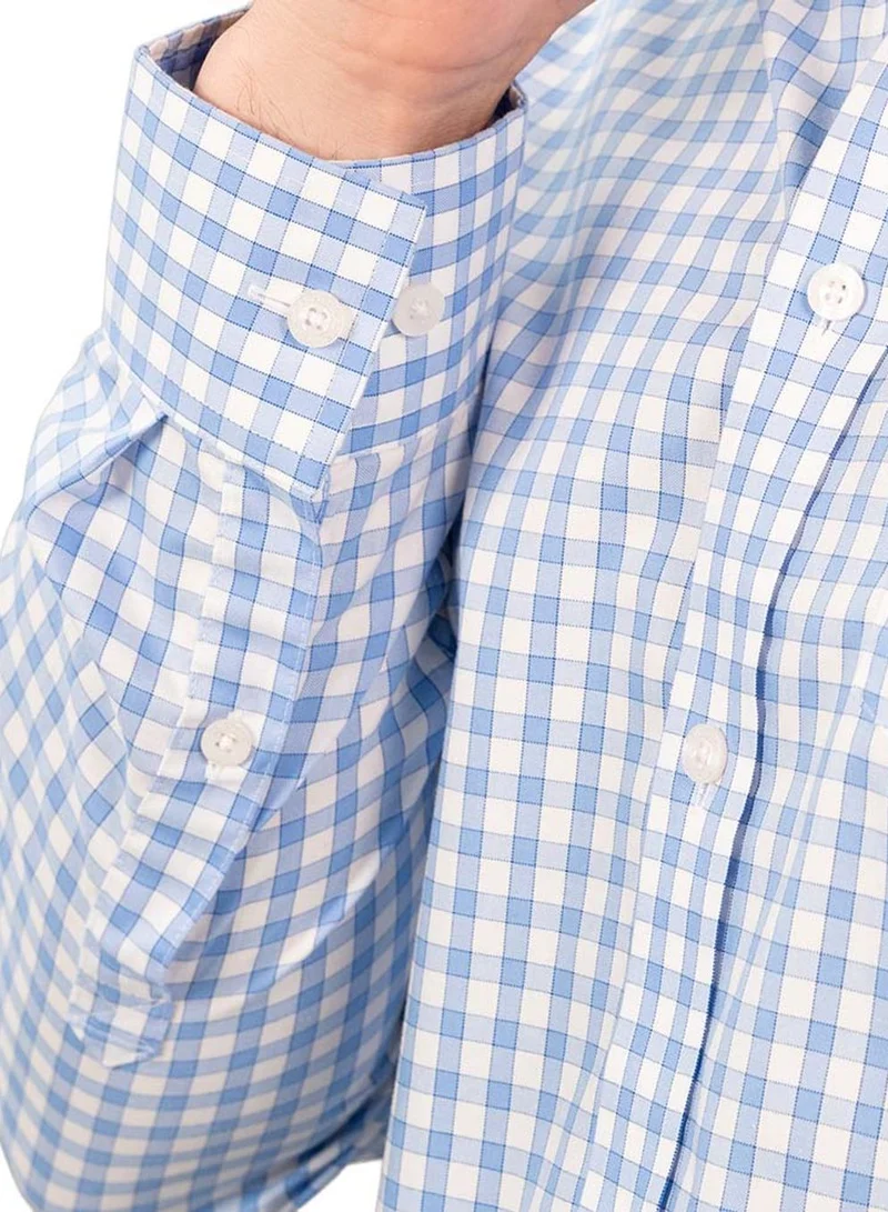 GIORDANO  Men's Wrinkle-Free Long Sleeve Cotton Oxford Shirt for Men | Best Price UAE