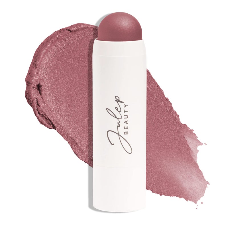 Julep Julep Skip The Brush Cream to Powder Blush Stick  Muted Mauve  Blendable and Buildable Color  2in1 Blush and Lip Makeup Stick