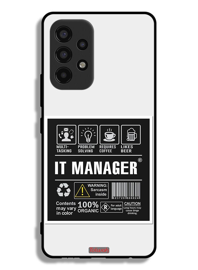 Tolwak Samsung Galaxy A53 5G Protective Case Cover It Manager Sticker - Image 1