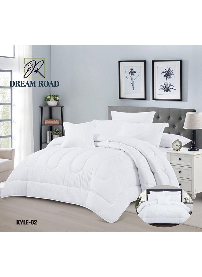 Dream road 4 Piece Single Wooven Comforter Set 