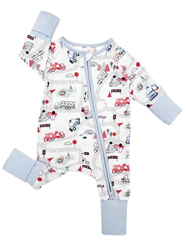 Bow Dream Infant Boys Girls Clothes Newborn Bamboo Rayon Baby girl Romper baby boy Bodysuit Jumpsuit Deep Green Traffic Plane 612 Months - Image 3