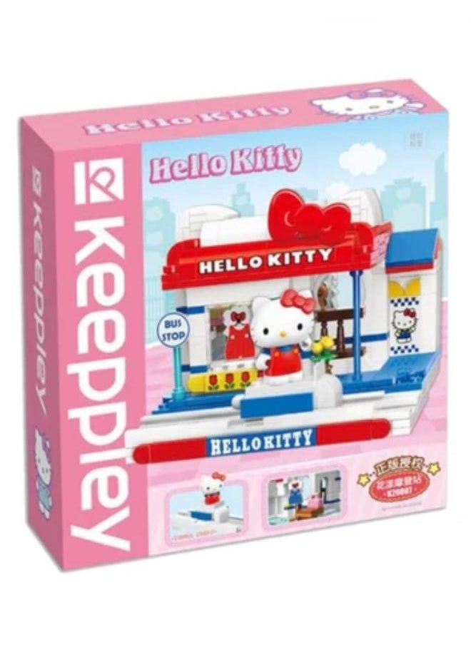 Keeppley Hello Kitty Bus Stop Building Blocks  - Image 1
