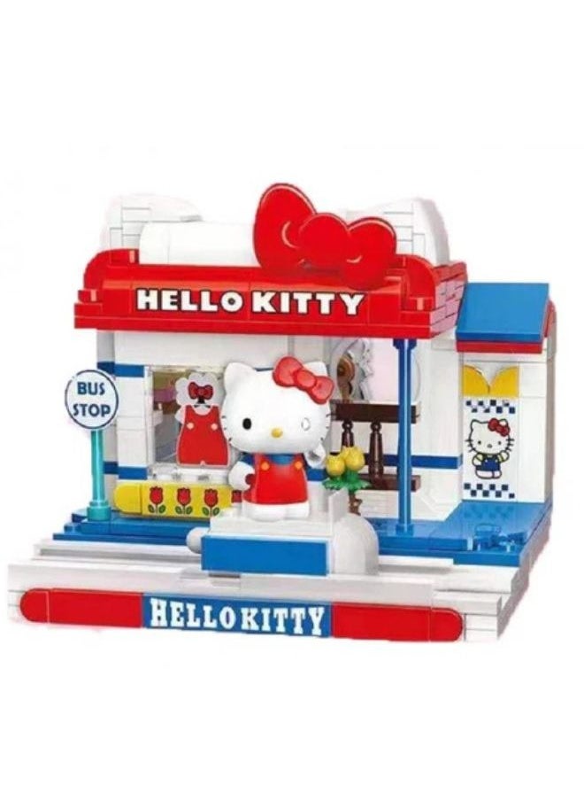 Keeppley Hello Kitty Bus Stop Building Blocks  - Image 2