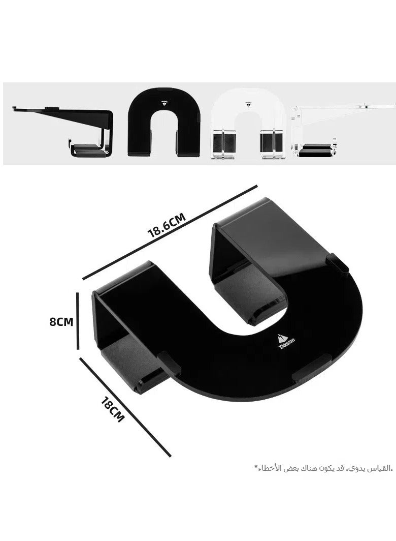 General For Sonos Move Speaker Acrylic Wall Hanger Sonos Move2 Audio Storage Stand (Black)  - Image 5