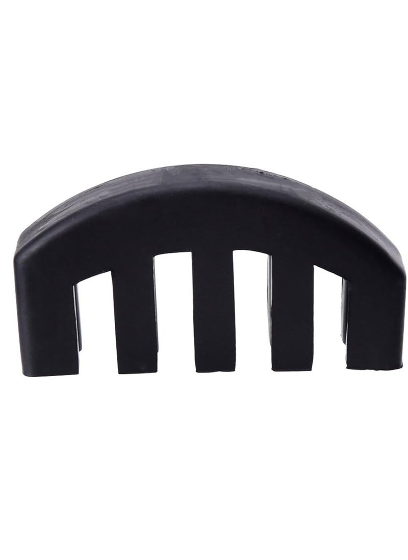 Mike Music 2PCS Violin Practice Mute, Rubber Practice Fiddle Silencer for 4/4 Violin Volume Control, Violin Silence Rubber, Rubber Violin Mute Black, Red  - Image 2