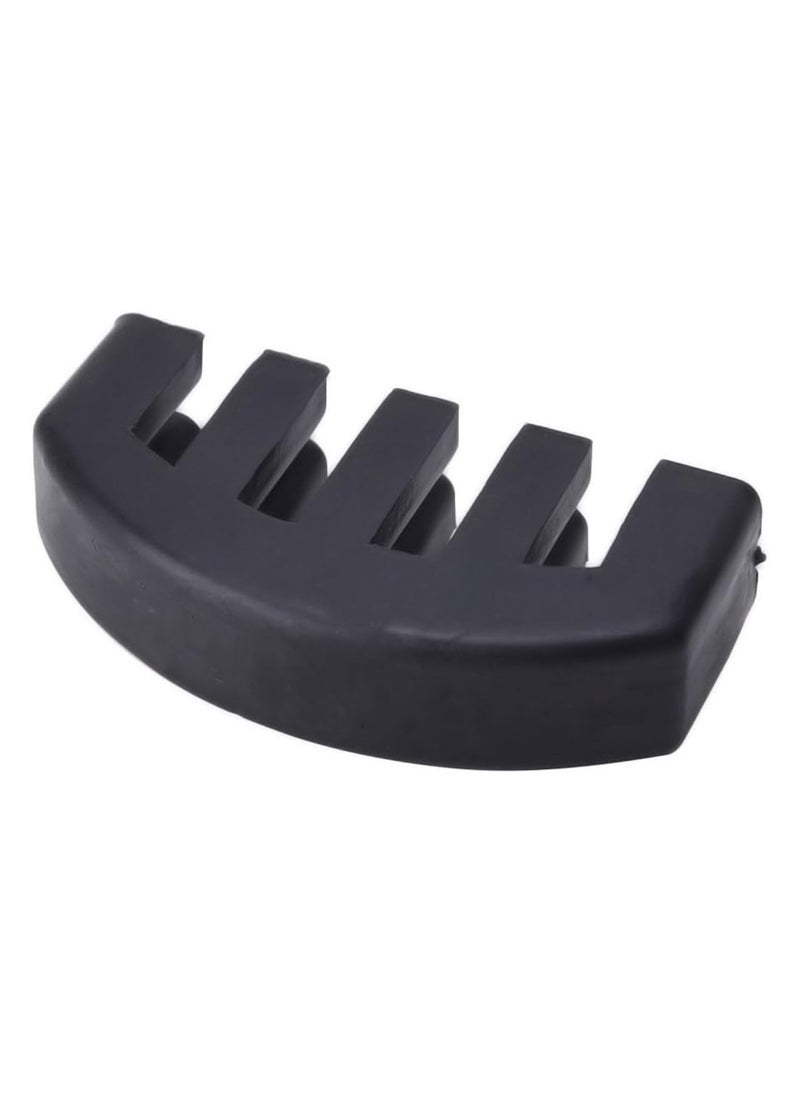 Mike Music 2PCS Violin Practice Mute, Rubber Practice Fiddle Silencer for 4/4 Violin Volume Control, Violin Silence Rubber, Rubber Violin Mute Black, Red  - Image 3