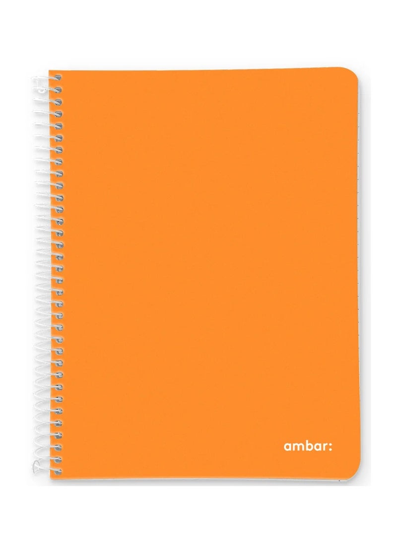 Ambar 1-Piece A4 Size Plastic Cover Spiral Notebook Assorted Colours - Image 5