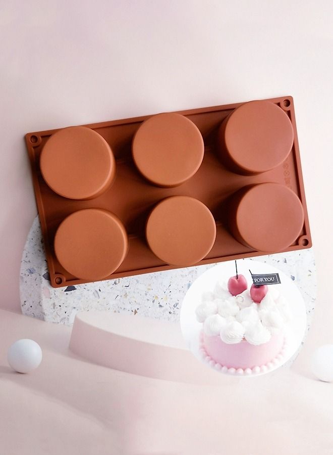 WooFree 6 Round Silicone Cake Mold - Image 2