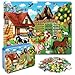 LELEMON Puzzles for Kids Ages 46 Farm 60 Piece Puzzles for Kids in a Metal Box Educational Jigsaw Puzzles Childrens Puzzle Games Puzzle Toys for Girls and Boys - Image 2
