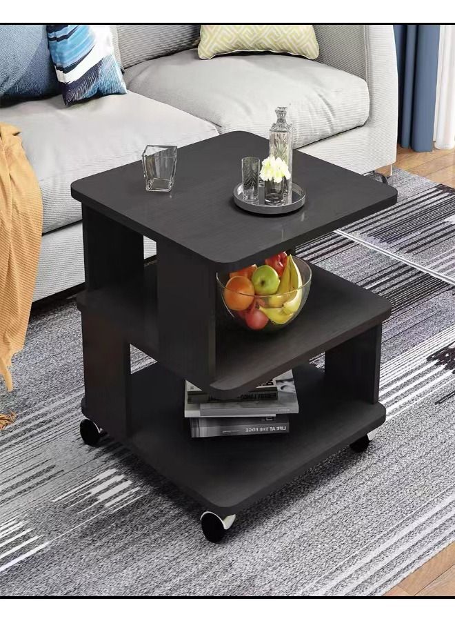 fashionhome أثاث منزلي بسيط وحديث وطاولة بجانب السرير وغرفة المعيشة 40 × 40 × 50 سم  - Image 2