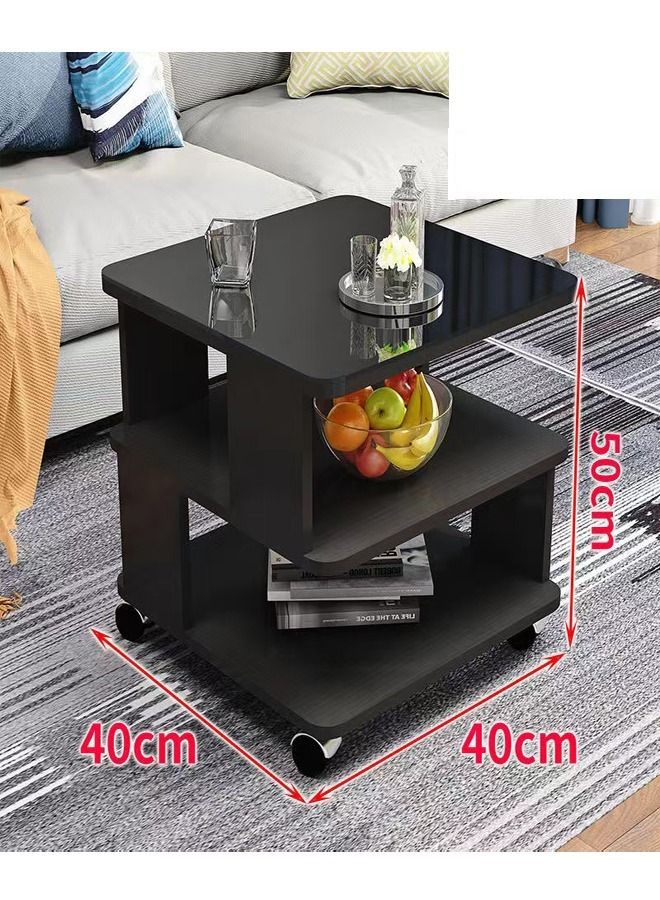 fashionhome أثاث منزلي بسيط وحديث وطاولة بجانب السرير وغرفة المعيشة 40 × 40 × 50 سم  - Image 5