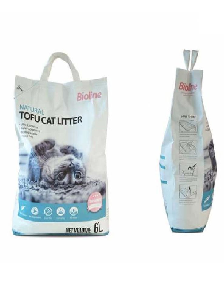 Bioline قمامة قطط توفو الأصلية 6 لتر متعددة الألوان - Image 2
