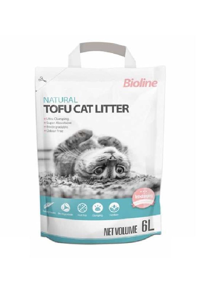 Bioline قمامة قطط توفو الأصلية 6 لتر متعددة الألوان - Image 3