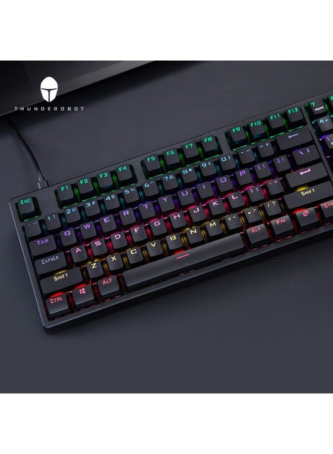 Thunderobot Wired Gaming Mechanical Keyboard Kg3089r Red Switch Iridescent Edition, 89-key Full Anti-ghosting, Cool Rgb Lighting, For Home Office, Pubg, Valorant, Cs2 - Image 3