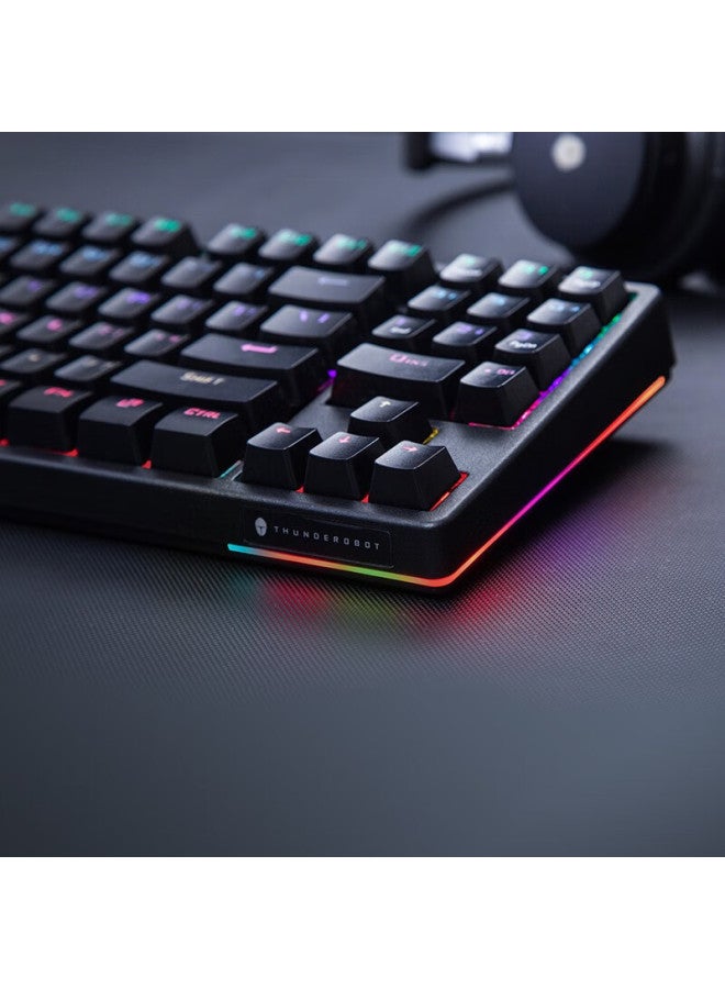 Thunderobot Wired Gaming Mechanical Keyboard Kg3089r Red Switch Iridescent Edition, 89-key Full Anti-ghosting, Cool Rgb Lighting, For Home Office, Pubg, Valorant, Cs2 - Image 5