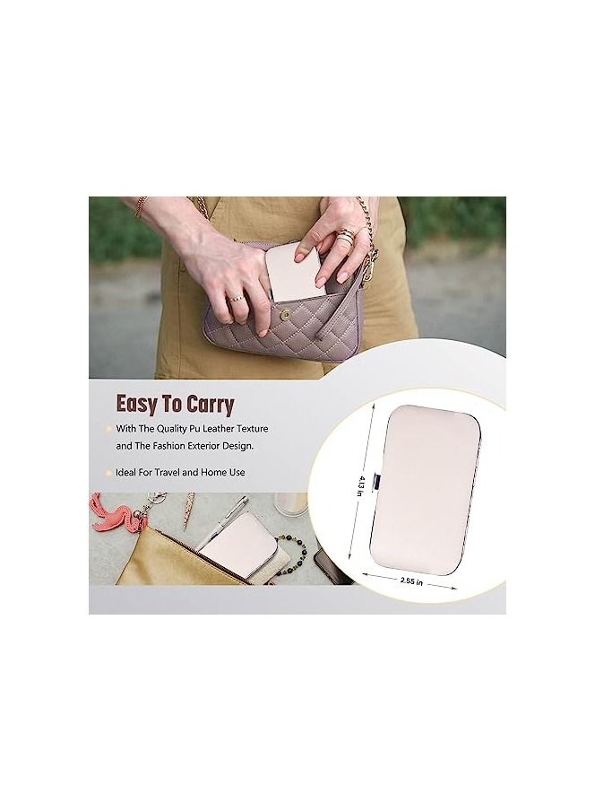 ORiTi Travel Manicure Set, 7 in 1 Manicure Kit Pedicure Kit Nail Clippers Set Stainless Steel Nail Kit for Women Men - Pink - Image 4