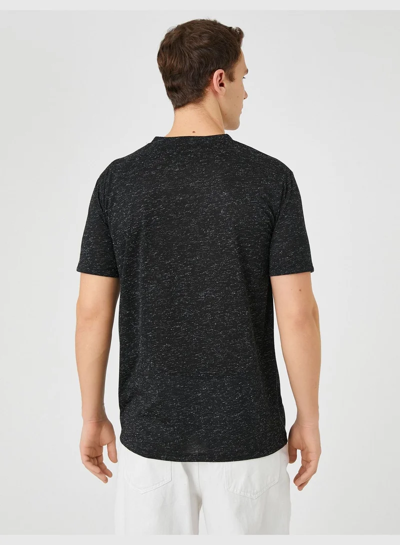 KOTON Basic T-Shirt Crew Neck Short Sleeve Slim Fit