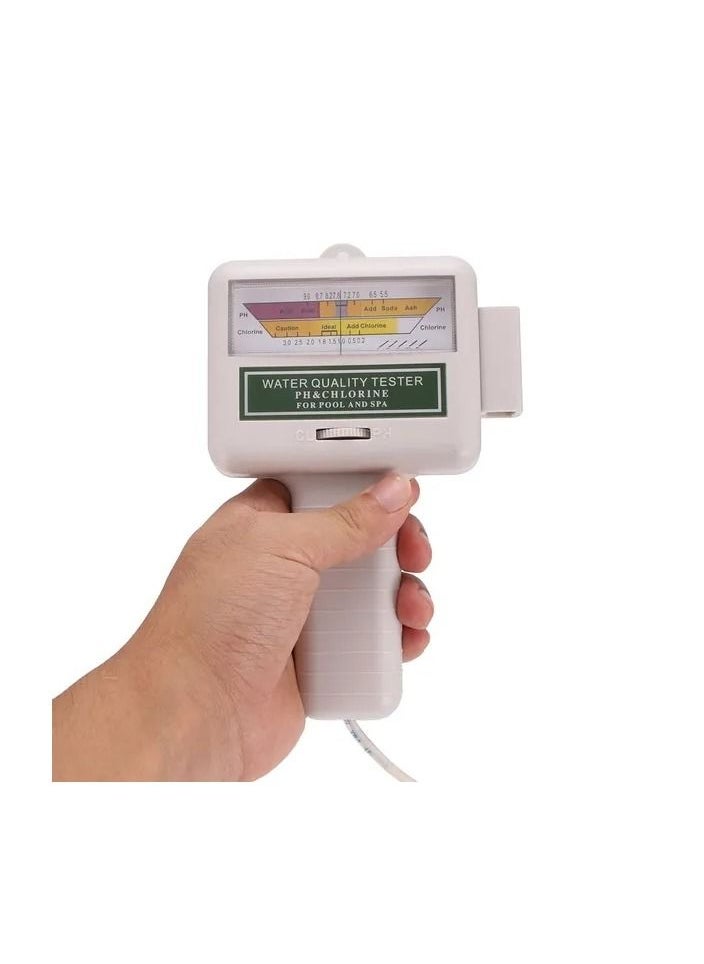 Generic - 1-Piece Water PH Meter Quality Tester,PH CL2 Chlorine Tester Meter,Swimming Pool Spa Aquarium Accurate PH Tester Checker - Image 1