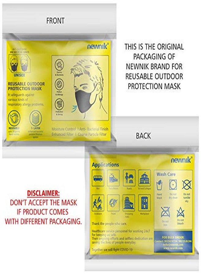 نيونيك قناع نيونيك الخارجي القابل لإعادة الاستخدام (عبوة من 3 أقنعة) - Image 2
