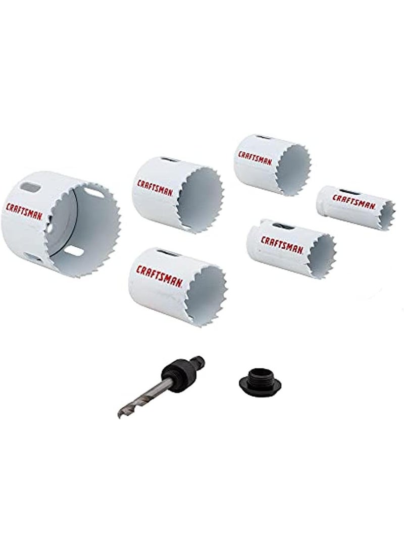 CRAFTSMAN CRAFTSMAN Hole Saw Kit BiMetal Set 7Piece CMAH1SET7  - Image 1