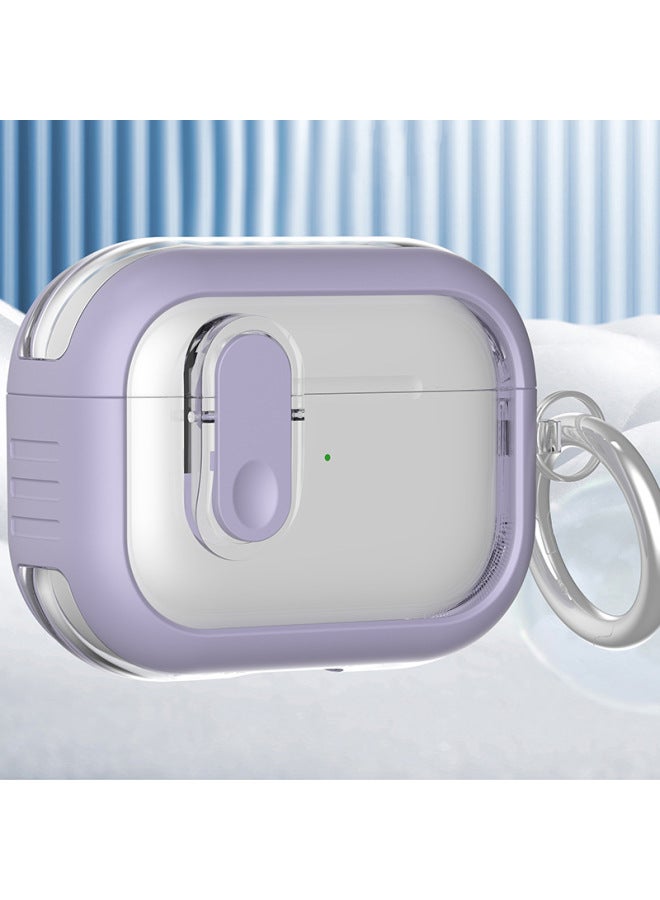 Loquat Airpods Pro2 Generation Protective Case Soft Transparent Suitable For Apple Earphone Case Transparent Simple Lock Earphone Protective Case-color:pink-Applicable Models:airpods 1/2 Generation - Image 4