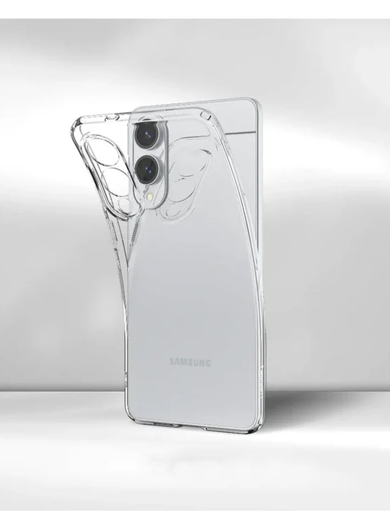 Waldic Samsung Galaxy S25 Edge Premium Case | Premium Silicone Case Cover Designed for Samsung Galaxy S25 Edge | Samsung Galaxy S25 Edge Case Camera and Drop Protection Thin Protective Back Cover Case for Samsung Galaxy S25 Edge - Transparent - Image 3