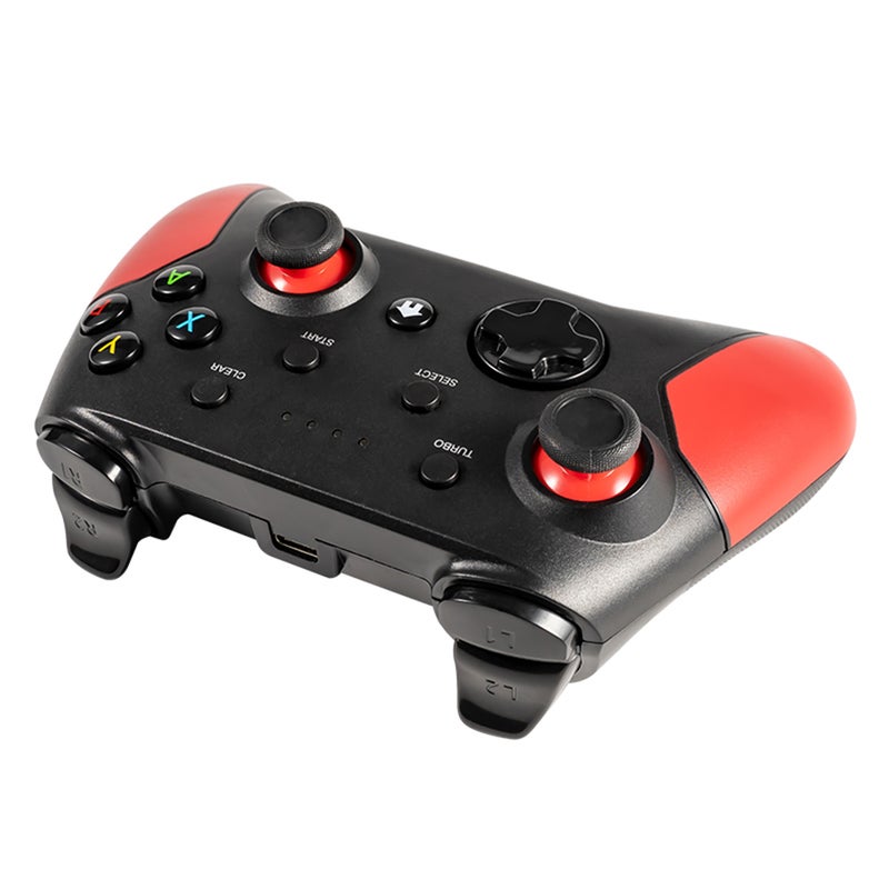 Wireless Gaming Controller 2.4G BT Dual Mode Game Controller with Ergonomic Design, High Precision Joystick, One-Key Continuous Attack Function, U-Shaped Floating Cross Key, Supports Mobile Phones, Tablets, Computers, TVs - Image 1