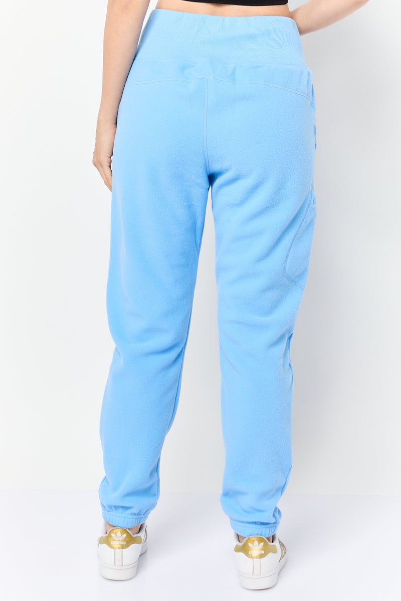 Hoka Women Sportswear Fit Running Fleece Jogger Pants, Blue - Image 4