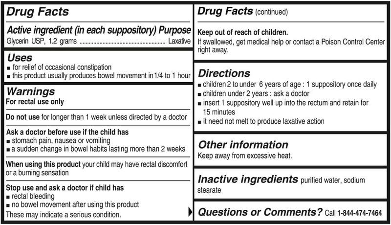 Rising Health  Fast Relief Medicated Laxative Suppositories for Kids  Rectal Use Only Childrens Glycerin 12 g  Gentle  Quick Constipation Relief 25 Count 25 Count - Image 2