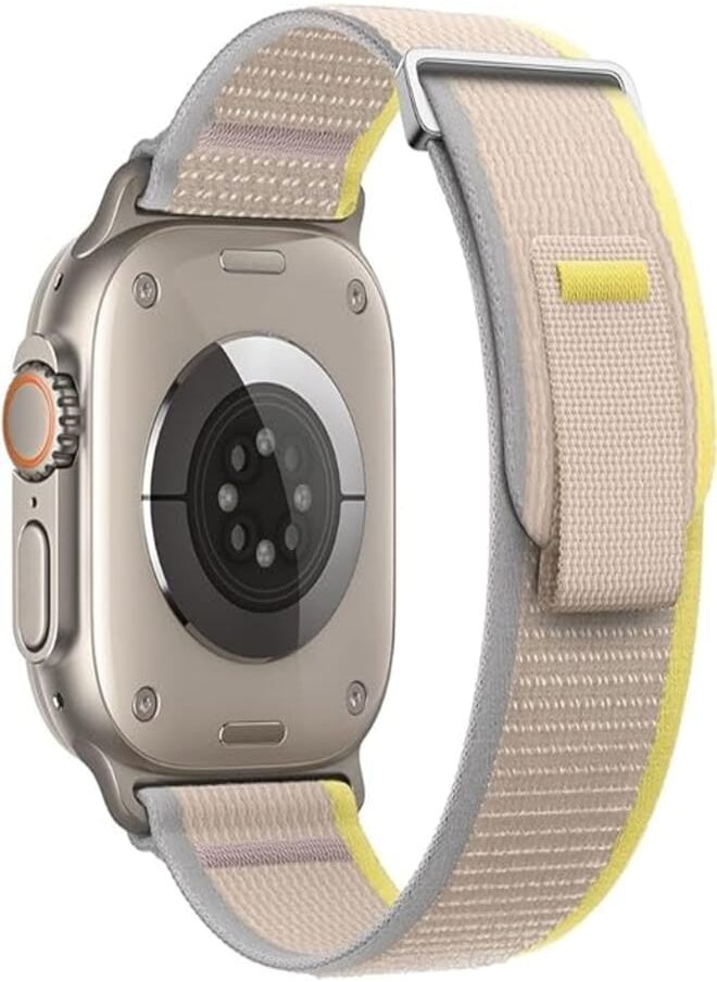 Next متجر Next متوافق مع iWatch Band Series Ultra 8 7 6 5 4 3 2 1 SE 49 مم 45 مم 44 مم 42 مم للنساء والرجال، حزام بديل من النايلون الرياضي لـ iWatch 