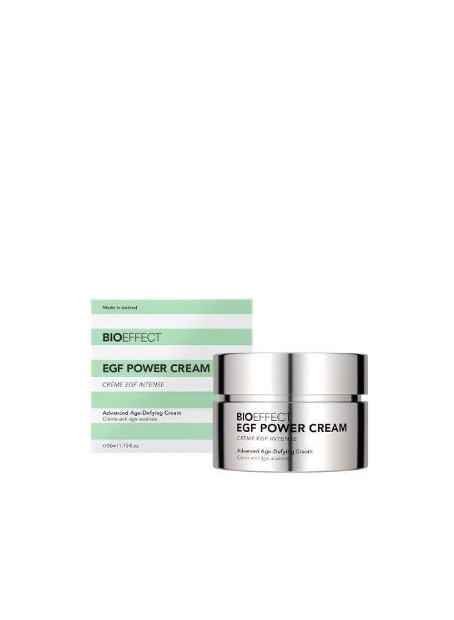 Bioeffect EGF Power Cream Anti-Aging Facial Moisturizer With Niacinamide, Hyaluronic Acid, Growth Factor for Collagen, Wrinkles, Age or Dark Spots, A Firming, Hydrating Treatment For Face And Neck - Image 1