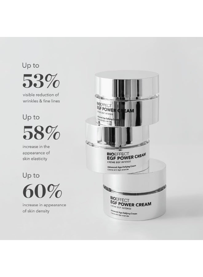 Bioeffect EGF Power Cream Anti-Aging Facial Moisturizer With Niacinamide, Hyaluronic Acid, Growth Factor for Collagen, Wrinkles, Age or Dark Spots, A Firming, Hydrating Treatment For Face And Neck - Image 2