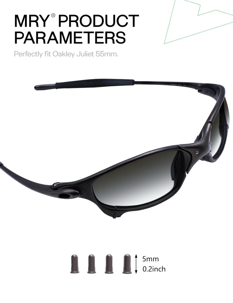 Mryok Nose Bridge Pin Rivet for Oakley X Metal Juliet/XX/Penny/Mars/Romeo 2 - Gunmetal - Image 2