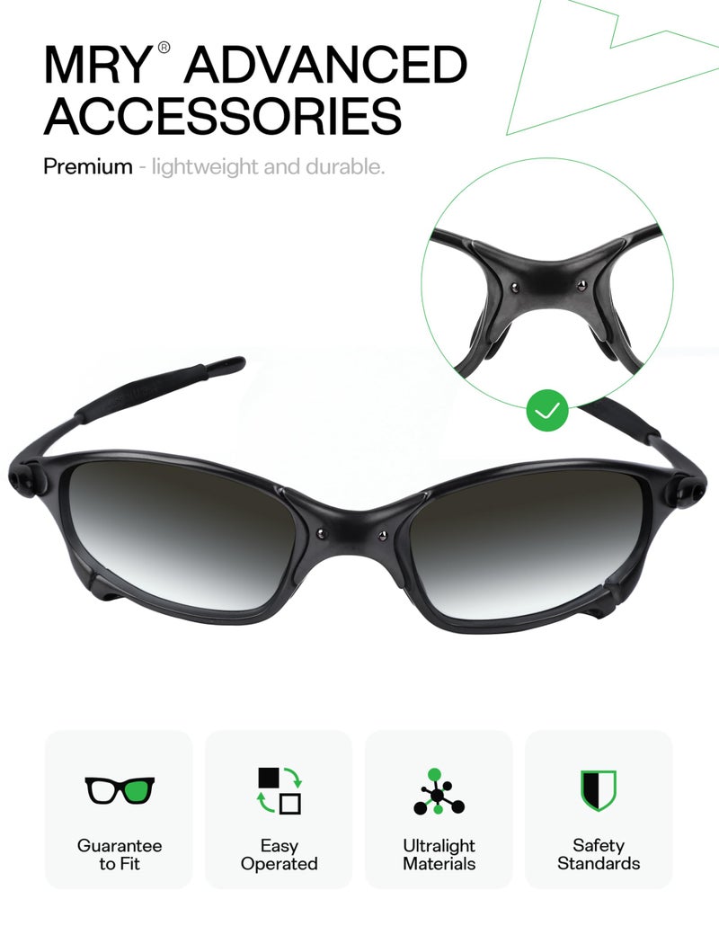 Mryok Nose Bridge Pin Rivet for Oakley X Metal Juliet/XX/Penny/Mars/Romeo 2 - Gunmetal - Image 3