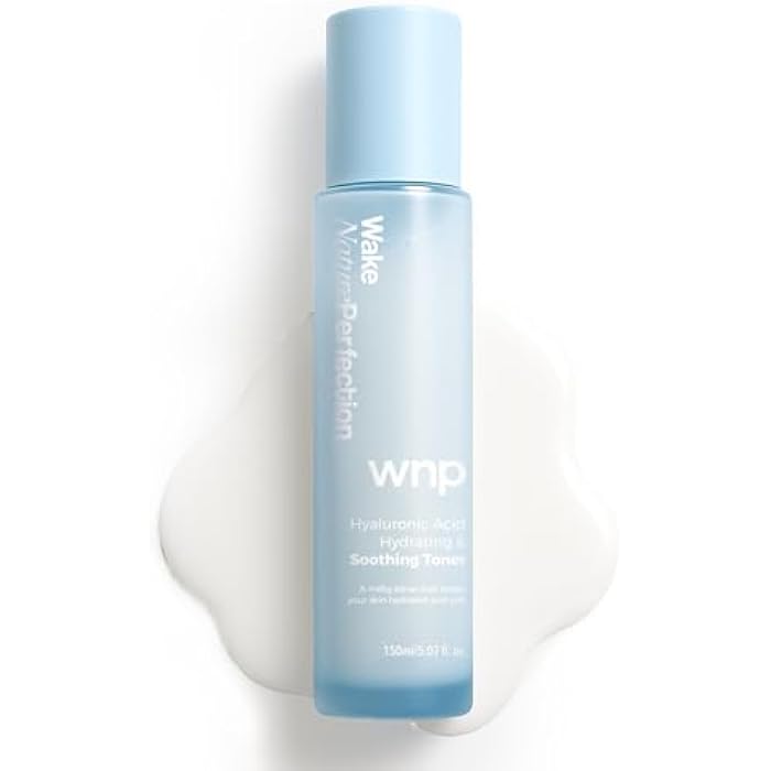 WNP Hyaluronic Acid Hydrating&Soothing Toner: 4D Hyaluronic Acid,Red Algae Extract,Bifida Ferment Lysate, Panthenol Deep Moisture&Skin Barrier Repair Vegan Skincare for Dry & Sensitive Skin - Image 1