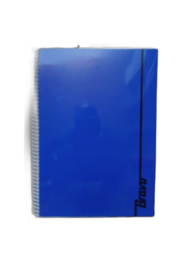 Bravo 198 * 278 A4 Notebook, Plastic Cover, 100 Ruled Sheets