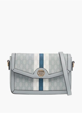 Womens Monogram Print Crossbody Bag With Button Closure And Adjustable Strap - pzsku/ZD3BD6A947F1A910ED2B9Z/45/_/1736266339/a63cd785-21cd-47fa-ac0a-be74fee8fff2