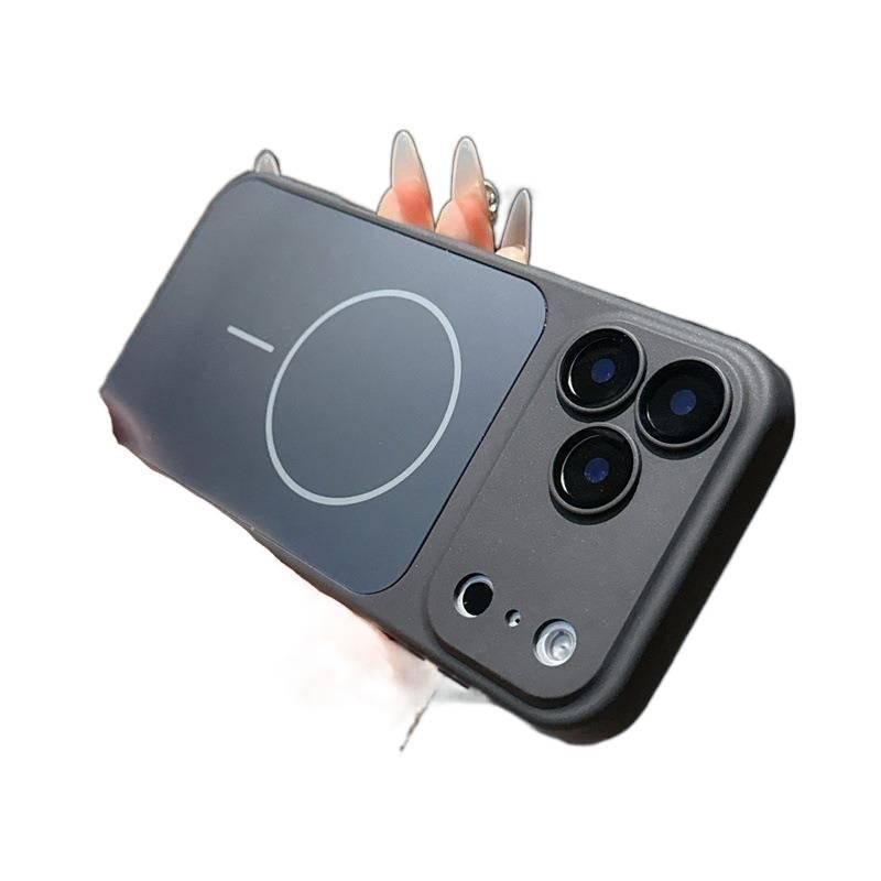 Acrylic MagSafe Case for iPhone 13 with Shockproof and Drop Protection plus Shockproof plus Strong Magnetic plus Scratch Resistant in Black - Image 1