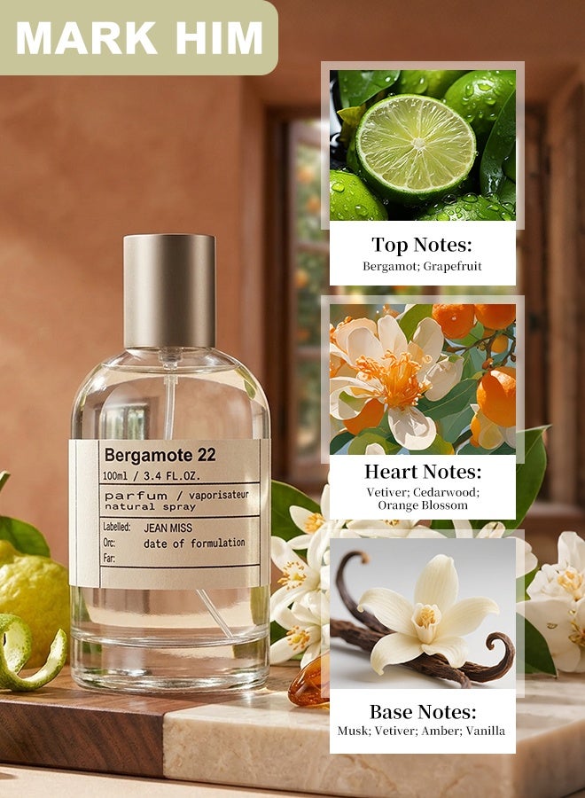 مارك له عطر حمضي منعش للجنسين – ماء عطر طويل الثبات للاستخدام اليومي للرجال والنساء، عطر منعش كهدية لعيد الميلاد أو الذكرى السنوية - Image 4
