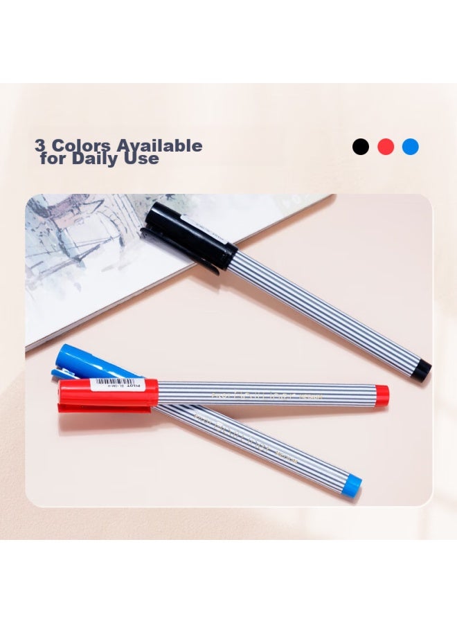 PILOT Rollerball Pen, Gel Pen, Signature Pen, Student Calligraphy Practice, Office Use, Ultra-smooth Writing, Bl-5m, 0.8mm, Blue, 6-pack - Image 4