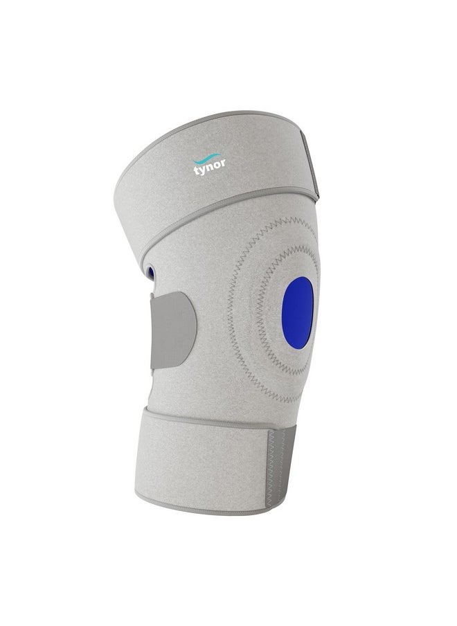 Tynor TYNOR Knee Wrap (Neoprene), Grey, XXL, 1 Unit  - Image 1