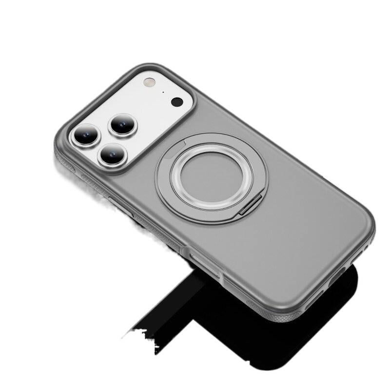BB غطاء MagSafe بAcrylic لـ iPhone 16 / 16 Plus / 16 Pro / 16 Pro Max مع مقاوم للصدمات وحماية من السقوط مع مقاوم للصدمات مع حامل قائم مع مغناطيس قوي باللون رمادي مغناطيسي بوظيفة حامل. - Image 1
