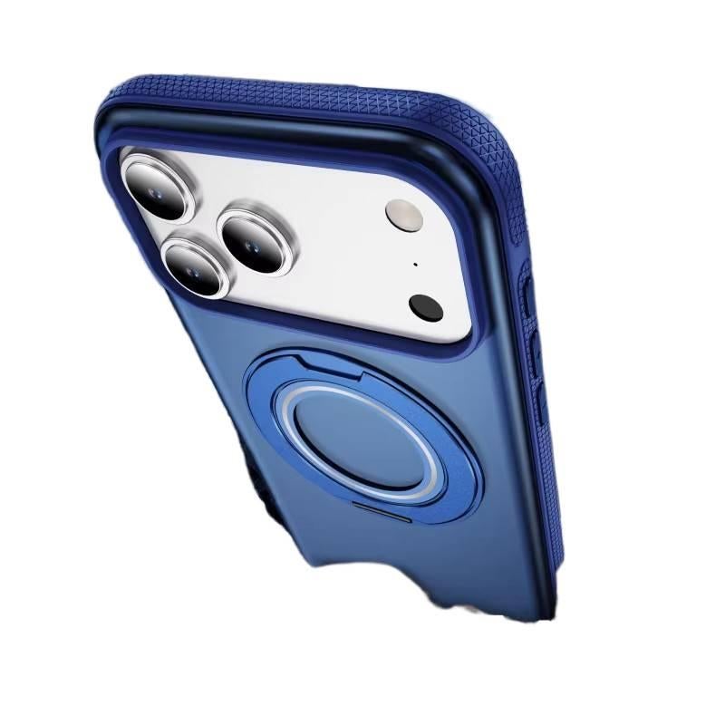 BB غطاء MagSafe بAcrylic لـ iPhone 16 / 16 Plus / 16 Pro / 16 Pro Max مع مقاوم للصدمات وحماية من السقوط مع مقاوم للصدمات مع حامل قائم مع مغناطيس قوي باللون رمادي مغناطيسي بوظيفة حامل. - Image 3